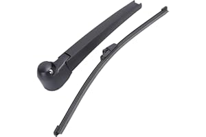 Conjunto de brazo de limpiaparabrisas trasero, Qiilu Limpiaparabrisas Trasero, Limpiaparabrisas para Seat Altea XL/Altea 4/2004-2015
