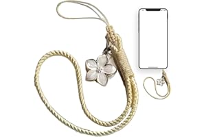 WOXJENA Pendentifs pour Téléphones, Bijoux de Telephone Portable, Bracelet Telephone, Dragonne de Téléphone, Charme de Téléphone Femmes Filles