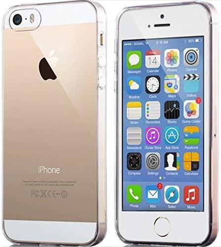 CoziCase iPhone 5 / 5s Clear Case 0.3mm Ultra Slim Rubber Crystal Clear Shield TPU Gel Cover
