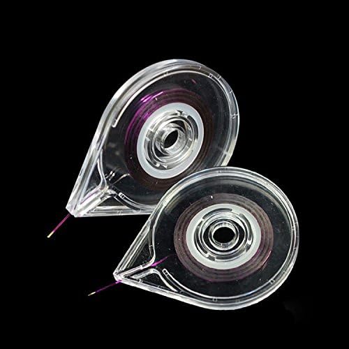 Hrhyme 2 Pieces Box Holder for Nail Art Striping Tape Line