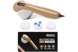 ROWALU | Massaggiatore Anticellulite Professionale Elettrico per Cellulite Radicata e Ostinata | Massaggio Muscolare Cervicale e Drenante Gambe | Modella Braccia, Pancia, Fianchi ed Interno Coscia