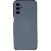 KZY Contact Samsung Galaxy M52 5G compatible In-Lid Velvet Camera Protected Launch Silicone Case - Petroleum Blue