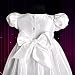 Dressy Daisy Baby Girls' Beaded Baptism Christening Dresses Gown With Bonnet Infant Size 6-9 Months White