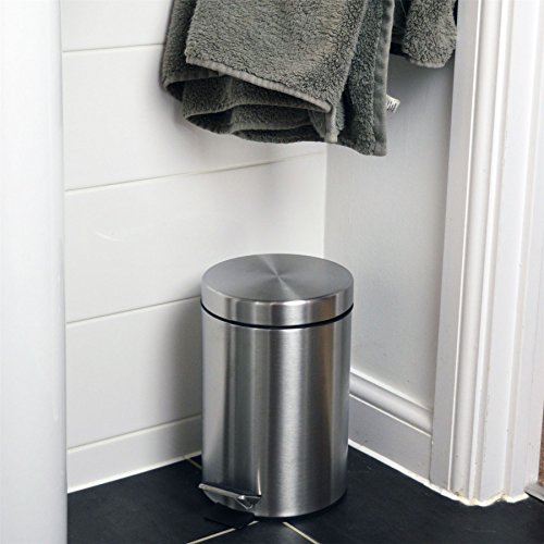 Badezimmer Treteimer mit Inneneimer – 3 Liter Abfalleimer – Mattes Finish - 6