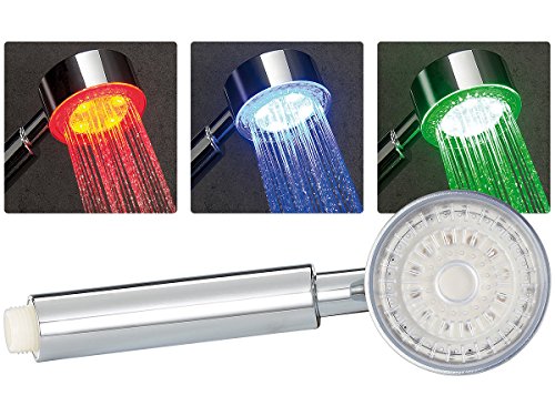 newgen medicals LED-Farbwechsel-Duschkopf DK-80.f mit 41 Düsen - 2