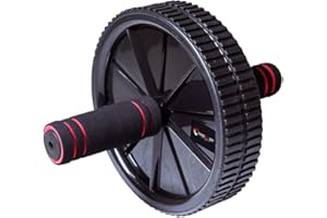 ‎CHRISTOPEIT SPORT GERMANY Christopeit Sport AB-Fitnessroller - Bauchtrainer mit Doppelrad - Bauchmuskeltrainer mit gepolsterten Griffen - AB Wheel