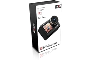 SJCAM SJ11 4K30FPS Action Cam, 2.4G/5G WiFi Telecamera Supporto Telecomando,2.33'' Schermo tattile 154° FOV con stabilizzazione 6-aixs, Corpo 5M impermeabile fotocamera subacquea con 32G SD Card