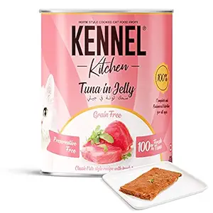 Kennel Kitchen Tuna in Jelly, 430g (Pack of 2), Wet Cat Food for Adult Cat and Kitten