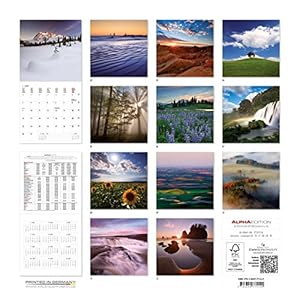 Alpha Edition 17.0114 Calendario da Muro "Emozioni" 2017 30x30 cm