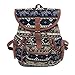 Produktbild Frauen Vintage Canvas Tasche VENMO National Wind Rucksack/ Reisetasche Schultasche/ Mädchen Rucksack/Canvas/Hand gewebt/Mini/National Wind/Casual/Cute/Mini/Kunst/College Wind/Reisen (Multicolor D)