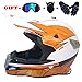 Produktbild Alaeo Motorrad Voll-Over-Straße Motorrad-Sturzhelm Professionelle Bergrennen Fullface Helm für BMX Beach Bike Open Face Hard Hat,A,XXL