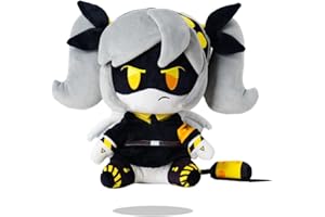 MEZHI Murder Plush Drone Plush, N V Cute Uzi Drone N Plush Stuffed Doll, Crow Dog Soft Pillow Plush Doll Plush Toy Soft Cartoon Anime Character Plush Doll Gift for Kids and Game Fans (j)