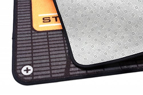 Rockbites – Teppich Tape, orange – Coole Fussmatte 50×80 cm – Teppich für Proberaum, Tonstudio - 2