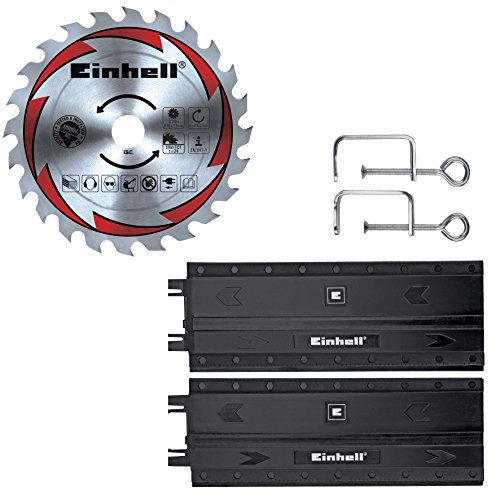 Einhell Handkreissäge TE-CS 190 Kit (1500 W, max. 66 mm, SägeblattØ 190 mm, 24 Zähne; LED-Sägestellenbeleuchtung, Absaugadapter, Führungsschiene) - 11