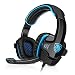 Produktbild SADES SA-901 Gaming Headset USB Headset 7.1CH Surround Sound Stereo PC Gaming Kopfhörer mit Mikrofon Blau+Schwarz Verpackung MEHRWEG