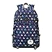Produktbild Yslin Daypack Grosse Kapazität Waterproof Backpack Herren 14 Zoll Laptop Laptoprucksack Nylon Waterproof Hohe Qualität Cityrucksack Casual Moderner Schoolbag Jungen Teenager Schule (Violett)