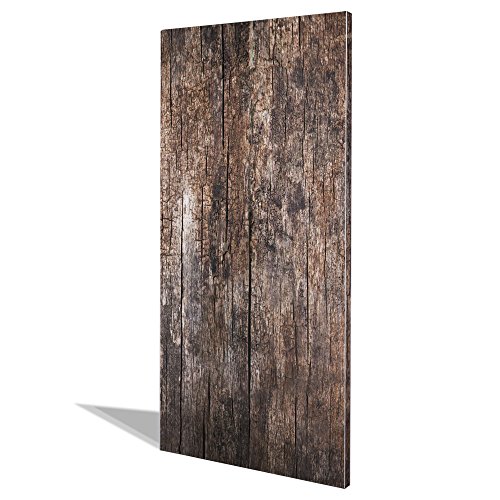 banjado - Design Magnetwand Memoboard 37x78cm Pinnwand Magnettafel mit Motiv Altes Holz