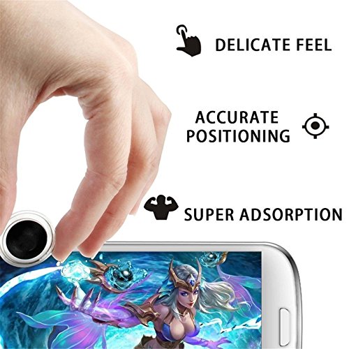 JRing Mini Joystick Mobile Joystick Touch Screen Joypad per iPhone Touchscreen iPad Ipod Android Tablet Smartphone Tablet Arcade Games