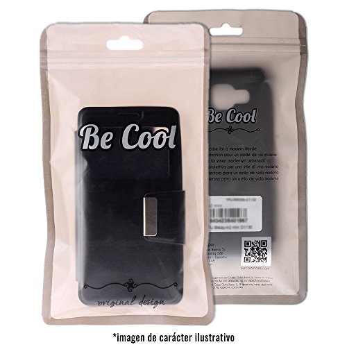 BeCool   - Funda carcasa tipo Libro con funci  n soporte para Energy Phone Max 4G  Protege y se adapta a la perfecci  n a tu Smartphone con ventana S-View con la que podr  s ver todas tus notificaciones  Negro