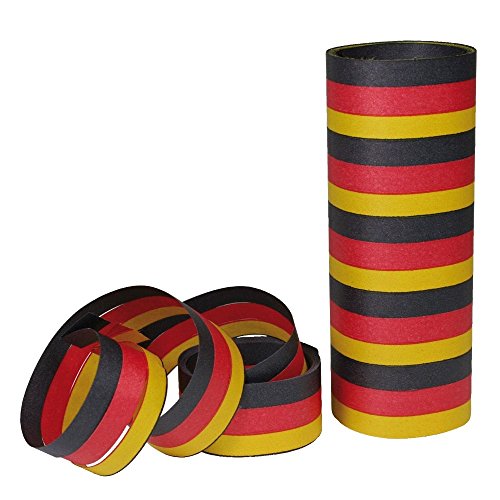 Preisvergleich Produktbild partydiscount24 Luftschlangen Deutschland WM - 6 Stück