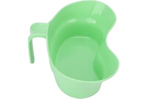 CYTGOUPER Plastic Vomit Basin Cup with Handle, Lightweight Sick Bowls for Elderly, Pregnant Women & Bedridden Patients,Large Mouth Vomit Bowls for Oral Care and Vomiting Prevention