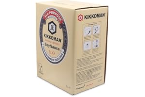KIKKOMAN - Salsa de soja, paquete de 5 (1 X 5 LTR)