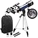 Produktbild Astronomisches Refraktor Teleskop für Kinder Anfänger - 70mm Refraktor Teleskop mit Rucksack, Smartphone-Adapter und verstellbarem Stativ für die Mondbetrachtung