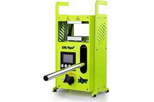 LTQ Vapor Rosin Presse 4 Tonnen Maschine 600 W Kolophonium-Extraktionsmaschine KP-4 für Kolophonium und getrocknete Blumen mit Temperaturregelung (Gelb)