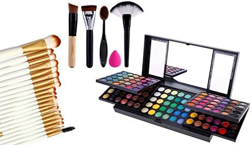 20 Colour Foundation Palette + Sponge Applicator