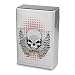 Produktbild Zigarettenbox mit Namen Sabrina - Personalisierte Hülle mit Design Totenkopf - Zigarettenetui, Zigarettenschachtel, Kunststoffbox