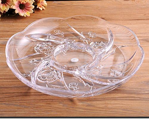 Highquality acrylic fruit bowl PC transparent bowls plastic snacks Candy plate fruit plate fruit plateKTVFruit bowl-D