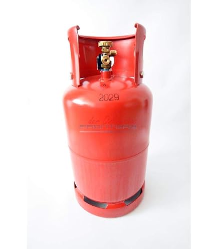 Eurocamping - Bonbonne GPL vide rechargeable pour barbecue/camping - 5 kg - Orange Eurocamping - Bonbonne GPL vide rechargeable pour barbecue/camping - 5 kg - Orange