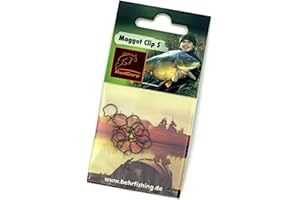 WURMBADEN 10 Maggot Clips Madenclips Maden Clip für Medusa Rig Karpfen Friedfisch Angel Montage