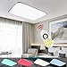 Produktbild Hengda® LED Deckenleuchte RGB Mit Fernbedienung Lichtfarbe und Helligkeit einstellbar Moderne Esszimmer Deckenbeleuchtung Badezimmer geeignet [Energieklasse A++] (48W RGB)