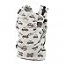 Produktbild emeibaby Babytrage - Weiß mit grauen Autos - Baby Size - Biobaumwolle