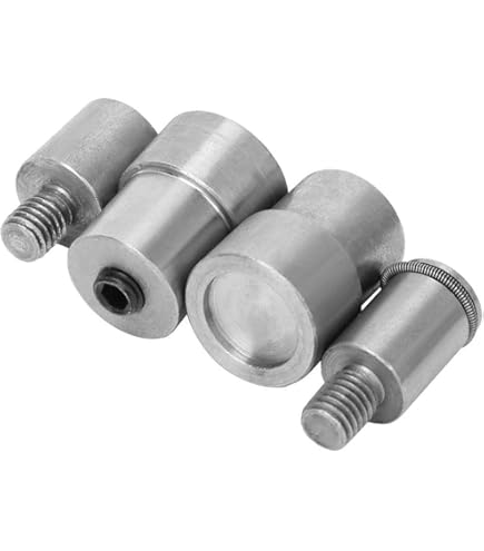 Kit De Matrices Pour Boutons-Pression Magnétiques 14mm - 4 Pièces (Haut/Bas) - Pour Machine à Presser