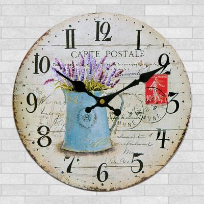 MEHE@ Creative fashion personality Art European retro wall clock Living room dining room bedroom study office Mute wall clock quartz chronometer ( Size : 20inch )