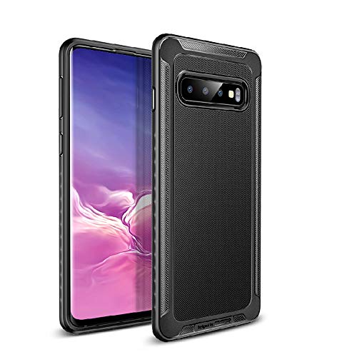 Preisvergleich Produktbild SOOCX Persönlichkeit Kreative Samsung Galaxy S10 + Plus Hülle Fashion Ultradünne Galaxy S10 Silikonhülle Schutzhülle gegen Absturz All-Inclusive-High-End-Business-Männer Weiche Silikagel-Grenze