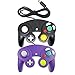 Produktbild bowink NGC Classic Draht Shock Joypad Spiel Stick Pad Controller für Wii GameCube NGC GC Schwarz