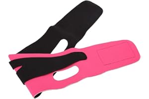 CANYITA Masque Minceur Facial, Double Réducteur De Menton Visage Lifting Ceinture Bandage Anti Rides Masque Visage Bande V Ligne De Levage Sangle De Menton Pour Femmes Hommes Pour Former Le Visage