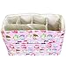 KF Baby Diaper Bag Insert Organizer (12 x 4.8 x 8 inch, Pink) + Diaper Changing Pad Value Combo