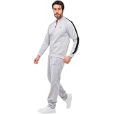 Erkek Kolej Yaka Rashell Dokuma%100 Polyester Fermuarlı G&uuml;nl&uuml;k Spor Eşofman Takımı