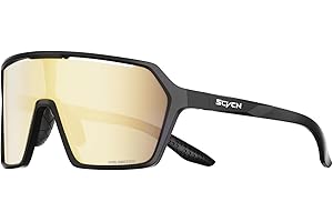 SCVCN Occhiali da sole da baseball polarizzati per uomo e donna, occhiali da sole sportivi avvolgenti per ciclismo, corsa, pesca, golf