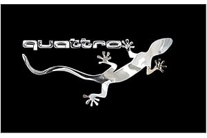 Avisa Quattro Gecko Nickel Sticker 90 x 40 mm
