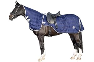 HKM SPORTS EQUIPMENT Hkm Hkm 4057052396342 - Manta antimoscas con Cuello, 6900 Azul Oscuro 145