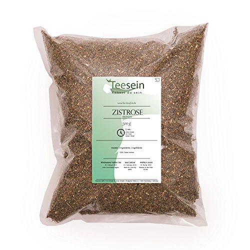 Cistus incanus naturbelassen | Zistrose | Zistrosenkraut | 500g | Original von Teesein