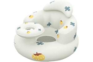 GACQPLI Chaise Gonflable Pour Tout-petit – Chaise Pour Bébé Assise Avec Support Dorsal, Chaise Pour Bébé Au Sol, Siège Gonflable Pour Bébés De 3 Mois Et Plus