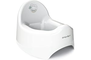 BABYLON Vasino per bambini Nautilus anti scivolo Vasino per bambini wc, colore: Bianco