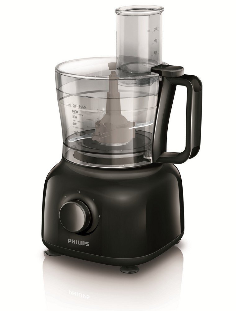 Philips Daily Collection HR7629/90 650-Watt Mini Food Processor (Black)