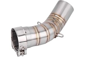 Belissy Motorcycle Full Exhaust System Centre Pipe Link for Kawasaki Z900 2017-2018